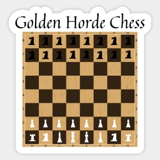 Golden Horde Chess Sticker